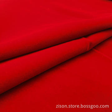 Pure Color Polyester Fleece Flocked Knitted Coat Fabrics